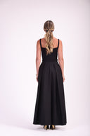 Vestido Regata Tricot Com Saia Tricoline - Catherine