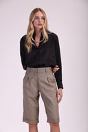 Camisa Feminina de Seda Básica - Carmem