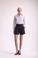 Camisa de Tricoline Feminina Básica - Bruna