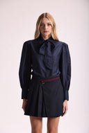 Bata Feminina com Cinto e Laço Solto - Jullia