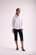Camisa de Tricoline Feminina Oversize - Andreia