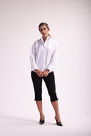 Camisa de Tricoline Feminina Oversize - Andreia
