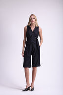 Colete De Alfaiataria Feminino Com 2 Cintos - Renata