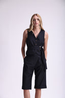 Colete De Alfaiataria Feminino Com 2 Cintos - Renata